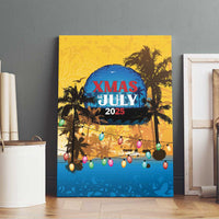 Xmas in July 2025 Canvas Wall Art Caribbean Summer Christmas - Wonder Print Shop