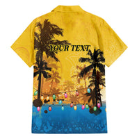 Personalized Xmas in July 2025 Family Matching Long Sleeve Bodycon Dress and Hawaiian Shirt Caribbean Summer Christmas - Wonder Print Shop