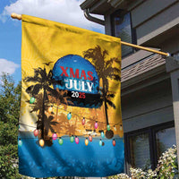 Xmas in July 2025 Garden Flag Caribbean Summer Christmas - Wonder Print Shop