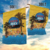 Xmas in July 2025 Garden Flag Caribbean Summer Christmas - Wonder Print Shop