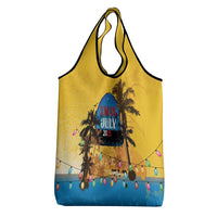 Xmas in July 2025 Grocery Bag Caribbean Summer Christmas - Wonder Print Shop