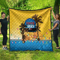 Xmas in July 2025 Quilt Caribbean Summer Christmas - Wonder Print Shop