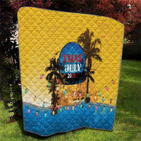 Xmas in July 2025 Quilt Caribbean Summer Christmas - Wonder Print Shop