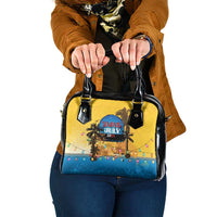 Xmas in July 2025 Shoulder Handbag Caribbean Summer Christmas - Wonder Print Shop