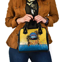 Xmas in July 2025 Shoulder Handbag Caribbean Summer Christmas - Wonder Print Shop