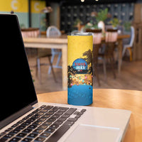 Personalized Xmas in July 2025 Skinny Tumbler Caribbean Summer Christmas - Wonder Print Shop