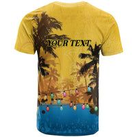 Personalized Xmas in July 2025 T Shirt Caribbean Summer Christmas - Wonder Print Shop