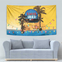 Xmas in July 2025 Tapestry Caribbean Summer Christmas - Wonder Print Shop