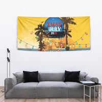 Xmas in July 2025 Tapestry Caribbean Summer Christmas - Wonder Print Shop