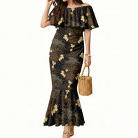 Javanese Batik Semen Mermaid Dress Indonesian Traditional Pattern