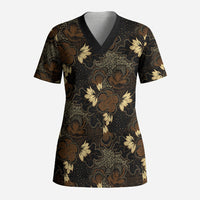 Javanese Batik Semen Scrub Top Indonesian Traditional Pattern