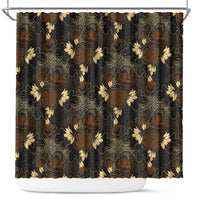 Javanese Batik Semen Shower Curtain Indonesian Traditional Pattern