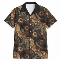 Batik Pedalaman Semen Lereng Style Hawaiian Shirt Indonesian Traditional Pattern