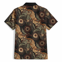 Batik Pedalaman Semen Lereng Style Hawaiian Shirt Indonesian Traditional Pattern