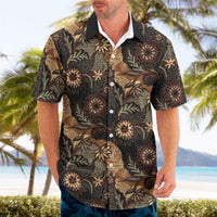 Batik Pedalaman Semen Lereng Style Hawaiian Shirt Indonesian Traditional Pattern