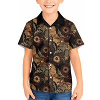 Batik Pedalaman Semen Lereng Style Hawaiian Shirt Indonesian Traditional Pattern