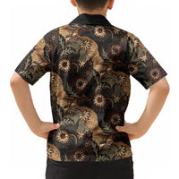 Batik Pedalaman Semen Lereng Style Hawaiian Shirt Indonesian Traditional Pattern