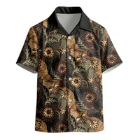 Batik Pedalaman Semen Lereng Style Kid Hawaiian Shirt Indonesian Traditional Pattern