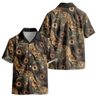 Batik Pedalaman Semen Lereng Style Kid Hawaiian Shirt Indonesian Traditional Pattern LT01