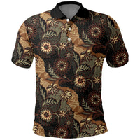 Batik Pedalaman Semen Lereng Style Polo Shirt Indonesian Traditional Pattern