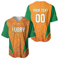 Custom Ivory Coast 2026 World Football Baseball Jersey Elephants Go Champions