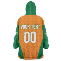 Custom Ivory Coast 2026 World Football Kid Wearable Blanket Hoodie Elephants Go Champions