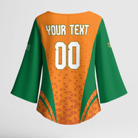 Custom Ivory Coast 2026 World Football Kimono Sleeve Blouse Elephants Go Champions