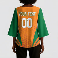 Custom Ivory Coast 2026 World Football Kimono Sleeve Blouse Elephants Go Champions
