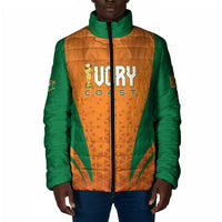 Custom Ivory Coast 2026 World Football Padded Jacket Elephants Go Champions