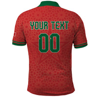 Custom Morocco 2026 World Football Polo Shirt Atlas Lions Go Champions