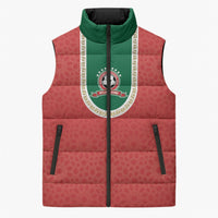 Custom Morocco 2026 World Football Sleeveless Puffer Jacket Atlas Lions Go Champions