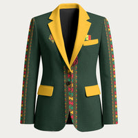 Custom Senegal 2026 World Football Blazer Lions of Teranga Go Champions