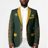 Custom Senegal 2026 World Football Blazer Lions of Teranga Go Champions