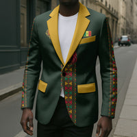 Custom Senegal 2026 World Football Blazer Lions of Teranga Go Champions