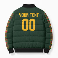 Custom Senegal 2026 World Football Bomber Puffer Jacket Lions of Teranga Go Champions