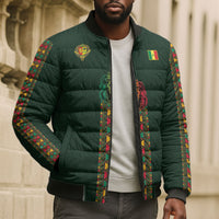 Custom Senegal 2026 World Football Bomber Puffer Jacket Lions of Teranga Go Champions