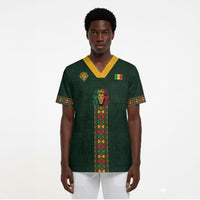 Custom Senegal 2026 World Football Scrub Top Lions of Teranga Go Champions