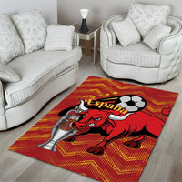 Spain 2024 Football Champions Area Rug Espana La Roja - Wonder Print Shop