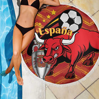 Spain 2024 Football Champions Beach Blanket Espana La Roja - Wonder Print Shop