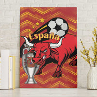 Spain 2024 Football Champions Canvas Wall Art Espana La Roja - Wonder Print Shop