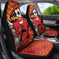 Spain 2024 Football Champions Car Seat Cover Espana La Roja - Wonder Print Shop