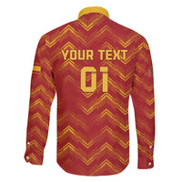 Spain 2024 Football Champions Family Matching Long Sleeve Bodycon Dress and Hawaiian Shirt Espana La Roja - Wonder Print Shop