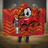 Spain 2024 Football Champions Hooded Blanket Espana La Roja