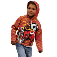 Spain 2024 Football Champions Kid Hoodie Espana La Roja - Wonder Print Shop
