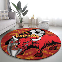 Spain 2024 Football Champions Round Carpet Espana La Roja