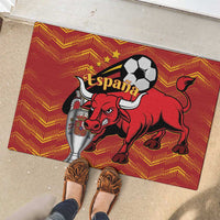 Spain 2024 Football Champions Rubber Doormat Espana La Roja - Wonder Print Shop