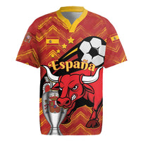 Spain 2024 Football Champions Rugby Jersey Espana La Roja - Wonder Print Shop
