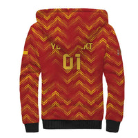 Spain 2024 Football Champions Sherpa Hoodie Espana La Roja - Wonder Print Shop