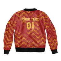 Spain 2024 Football Champions Sleeve Zip Bomber Jacket Espana La Roja - Wonder Print Shop