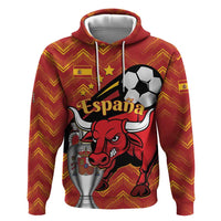 Spain 2024 Football Champions Zip Hoodie Espana La Roja - Wonder Print Shop